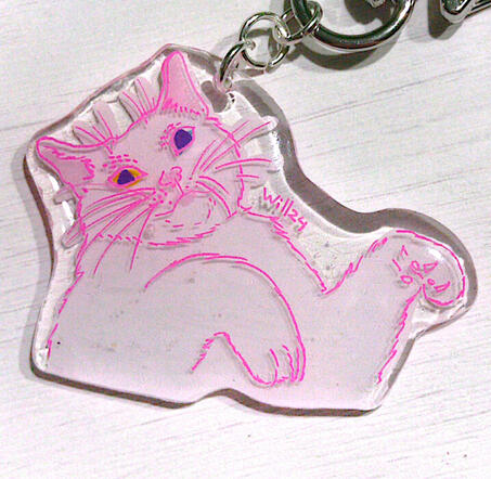 (A) Gato con heterocromía