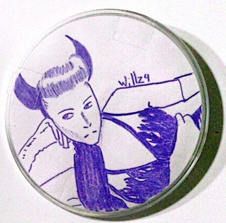 Chica con turbante demonio