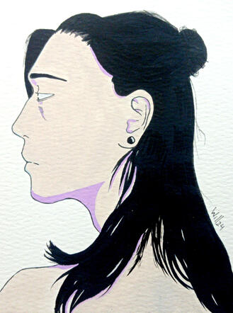 Geto fanart a gouache