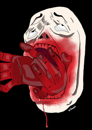 Too much blood digital