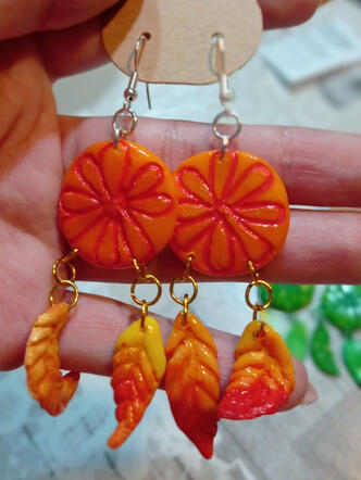 Atrapasueños naranja