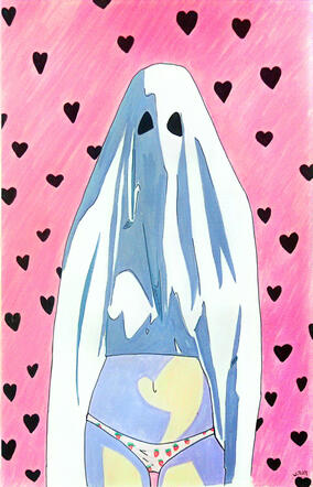 Chica fantasma acrílico