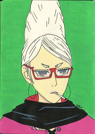 Seiko fanart acrílico