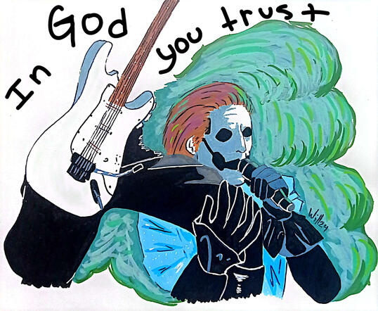 Ghost mommy dust acrílico y digital