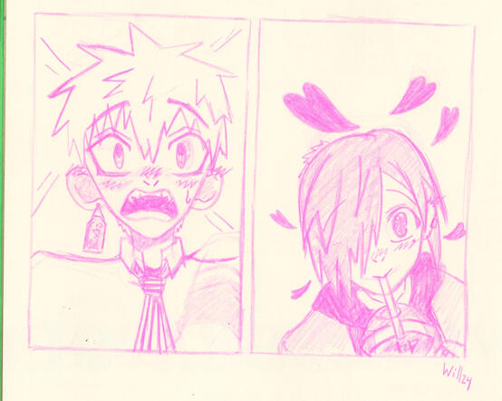 Kou x Mitsuba fanart