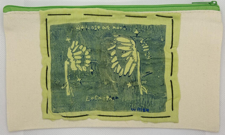 (A) At least we have each other azul