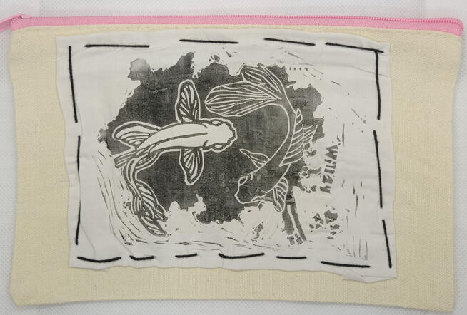 (A) Gojo x Geto peces koi negro