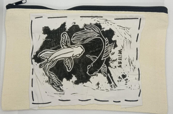 (A) Gojo x Geto peces koi negro